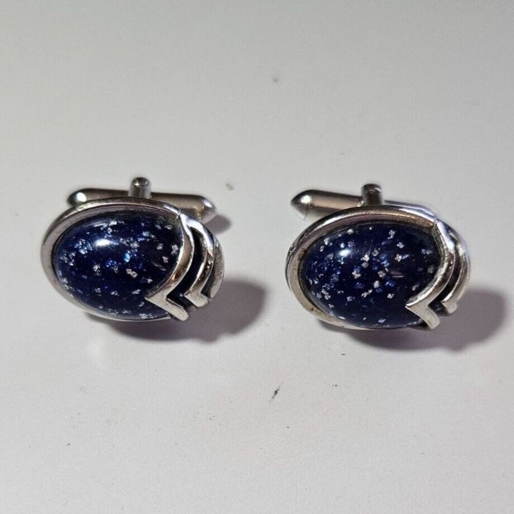 Men's swank vintage celestial cufflinks